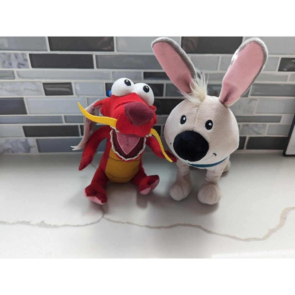 Disney Store Mulan Mushu, Little Brother Bean Bag Plush  Toy